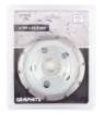 Diamond grinding disc, 1 segment, 125 x 22.2 mm, dry