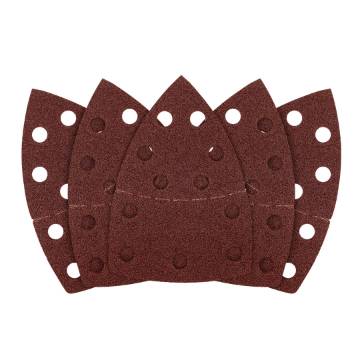 Sanding paper, velcro, iron 102 x 152 mm, P60, 5 pcs, with 11 holes