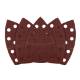 Sanding paper, velcro, iron 102 x 152 mm, P60, 5 pcs, with 11 holes