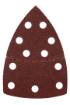 Sanding paper, velcro, iron 102 x 152 mm, P60, 5 pcs, with 11 holes