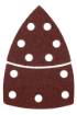 Sanding paper, velcro, iron 102 x 152 mm, P60, 5 pcs, with 11 holes
