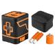 Crossed laser 15 m, green, case