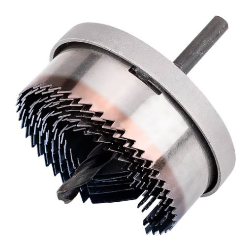 Wood hole cuttters 26 - 63 mm, h 25 mm, hardened teeth, set 7 pcs
