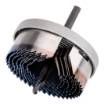 Wood hole cuttters 26 - 63 mm, h 25 mm, hardened teeth, set 7 pcs