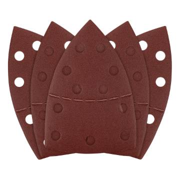 Sanding paper, velcro, iron 102 x 152 mm, P180, 5 pcs, with 11 holes