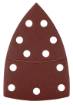 Sanding paper, velcro, iron 102 x 152 mm, P180, 5 pcs, with 11 holes