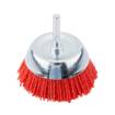75 mm nylon butt brush, with 6 mm shank