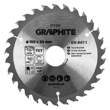 Circular saw blades with HM tips 150 x 30mm, 30 teeth