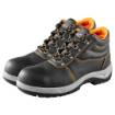 S1 SR FO leather boots, steel toecap, size 43