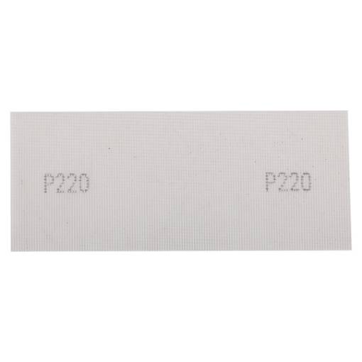 Abrasive mesh white 115 x 280 mm, P220