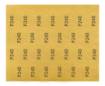 Water sanding paper 230 x 280 mm, P240