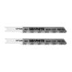 Jigsaw blade, 12 TPI, HSS, U-shaped handle, 2 pcs