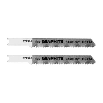 Jigsaw blade, 12 TPI, HSS, U-shaped handle, 2 pcs