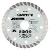 Turbo cutting diamond disc, 115 x 22.22 mm, dry