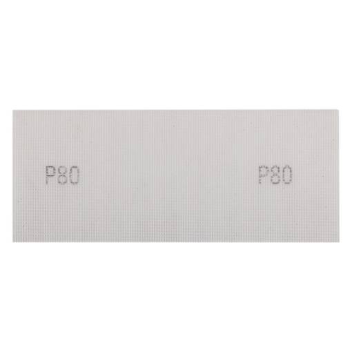 Abrasive mesh white 115 x 280 mm, P80