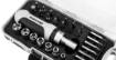 Bit and precision bit set with magnetic holder with ratchet 115 mm, 30 pcs
