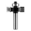 Milling cutter for wood with bearing, decorative, widia, 32 x 10 mm, shank 8 mm