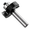 Milling cutter for wood with bearing, decorative, widia, 32 x 10 mm, shank 8 mm