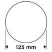 Velcro-backed sanding discs 125 mm, P24, 5 pcs, without holes