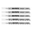 Jigsaw blade, 6 TPI, HSC, U-shaped handle, 5 pcs