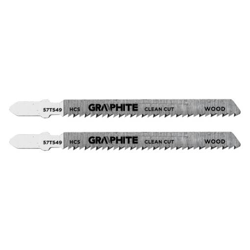 Jigsaw blade, 10 TPI, HSC, T-shaped handle, 2 pcs, clean cut