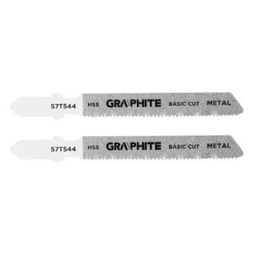 Jigsaw blade, 21 TPI, HSS, T-shaped handle, 2 pcs