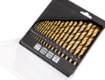 HSS TiN metal drill, 1 - 10 mm, set 19 pcs