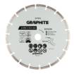Segmented diamond cutting disc, 230 x 22.2 mm, dry
