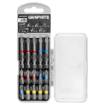 Bit set PH2x2, PH3, PZ2x2 x 50 mm, PH1/2/3, PZ1/2/3, TX10/20/25/30 x 25 mm, 15 pcs.