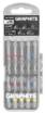 Bit set PH2x2, PH3, PZ2x2 x 50 mm, PH1/2/3, PZ1/2/3, TX10/20/25/30 x 25 mm, 15 pcs.