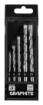Set of hardened concrete drill bits: 4, 5, 6, 8, 10 mm, 5 pcs
