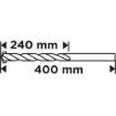 Concrete drill bit 8 x 400 mm