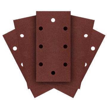 Sanding paper, velcro  93 x 185 mm, P150, 5 pcs. with 8 holes