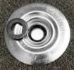 Wire wheel brush 200 x 32 mm, crimped wire, steel