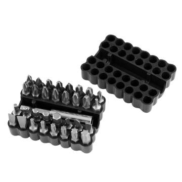 Bit set 25 mm, with magnetic holder 60 mm, 33 pieces.