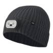 Cap with RGB LED torch, graphite