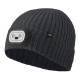Cap with RGB LED torch, graphite