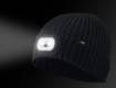 Cap with RGB LED torch, graphite