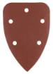 Sanding paper, velcro, iron 98 x 140 mm, P220, 5 pcs, with 5 holes