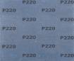 Abrasive cloth 230 x 280 mm, P220