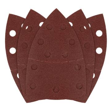 Sanding paper, velcro, iron 102 x 152 mm, P120, 5 pcs, with 11 holes