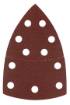 Sanding paper, velcro, iron 102 x 152 mm, P120, 5 pcs, with 11 holes