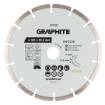 Segmented diamond cutting disc, 180 x 22.2 mm, dry and wet