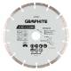 Segmented diamond cutting disc, 180 x 22.2 mm, dry and wet