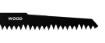 Blade for reciprocating saw, HCS 240 x 19 x 1.5 mm, 5 TPI