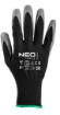 Work gloves, nitrile coated polyester, 4131X, size 7 (card)