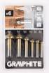 TiN bevelled countersink drills, 6.3 - 20.5 mm, set 6 pcs