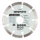 Segmented diamond cutting disc, 125 x 22.2 mm, dry and wet