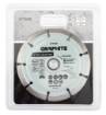 Segmented diamond cutting disc, 125 x 22.2 mm, dry and wet