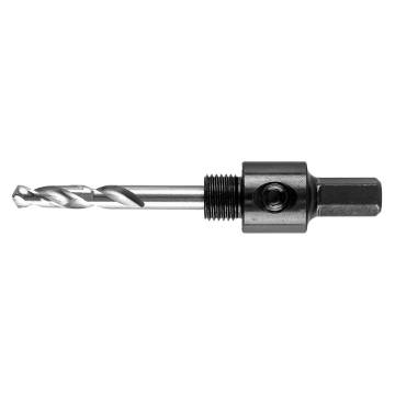 Adapter with pilot drill bit for bi-metal holesaws 14-30 mm, Hex